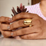 Western Open-Ended Bold Ring – Minimal Yet Striking Style