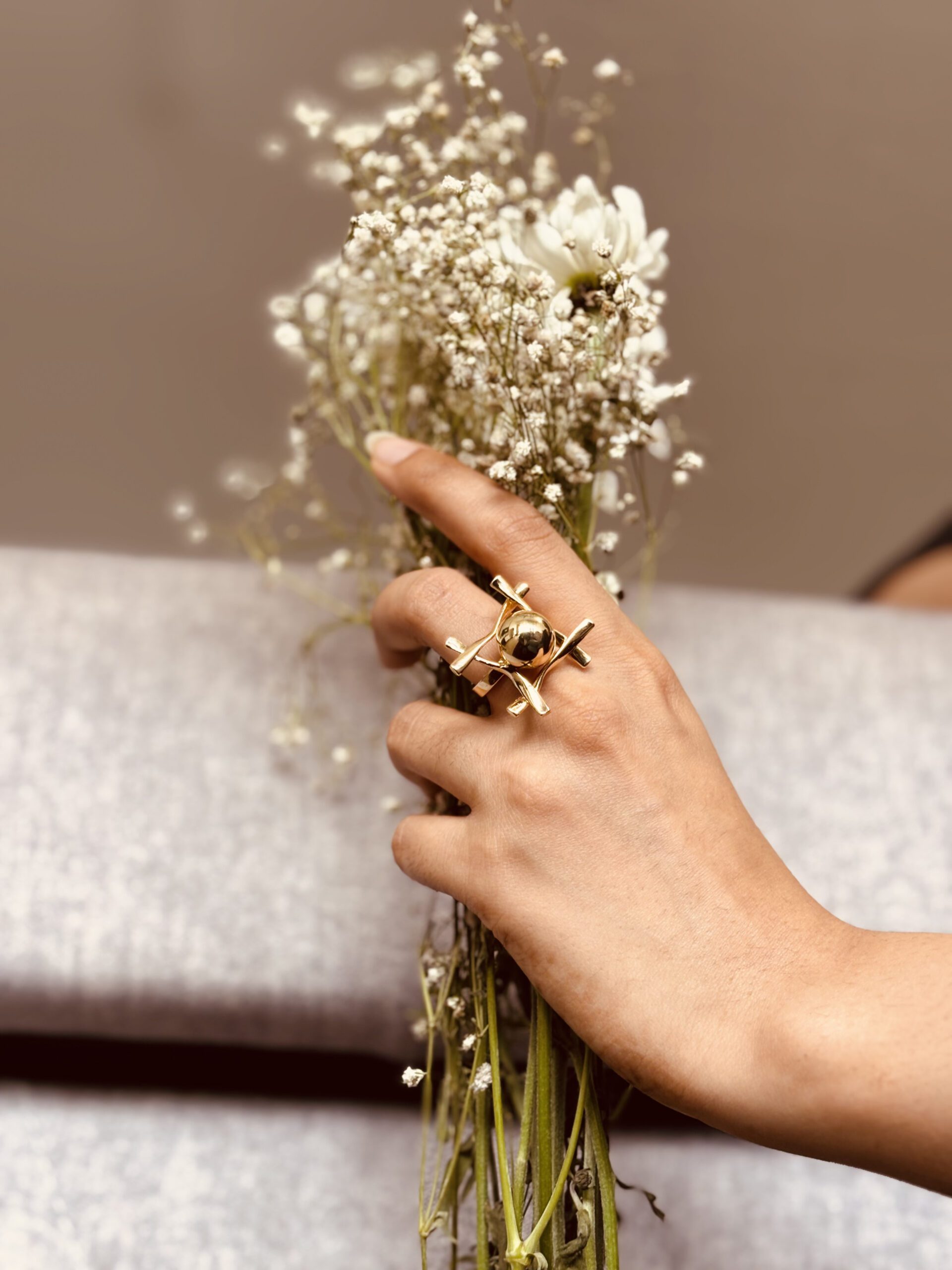 IMG_1262 Cross Motif Bold Ring - Image 1