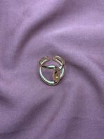 Intersecting Circles Ring – Stainless Steel, Anti-Tarnish - Image 2