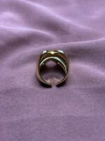 Two Half-Hearts Statement Ring – Stainless Steel, Anti-Tarnish - Image 4