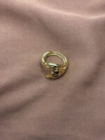 Leaf silhouette ring in natural form - Image 5