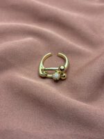 Chunky Gold Ring – Stainless Steel, Anti-Tarnish - Image 2