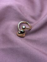 Cute Heart & Dot Ring - Image 2