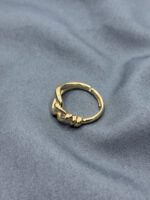 The Entangled Ring – Abstract Twisted Gold Ring - Image 3