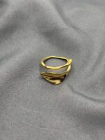 Sleek Leaf Petal Ring - Image 2