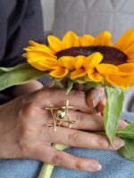 Cross Motif Bold Ring - Image 4