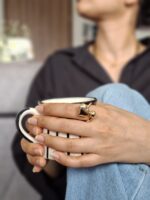 Cute Heart & Dot Ring