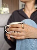 Twin Leaf Petal Ring