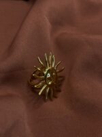 Stylised Sun Statement Ring – Playful & Expressive Design, Anti-Tarnish Stainless Steel - Image 4