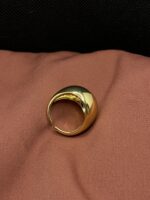 Classic Dome Statement Ring – Rounded Centerpiece Design - Image 2