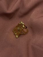 Sleek Rectangle Statement Ring – Reflective Surface Finish - Image 4