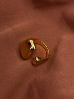 Open-Ended Sculptural Ring – Bold Contemporary Statement - Image 3