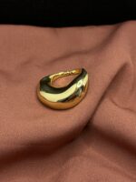 Wave Curve Band Ring - Image 5