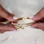 Bow and Crystal Bangle - Image 2