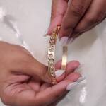 Rose Gold Chain-Link Cuff - Image 2