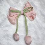 Tulip Drop Fabric Hair Clip