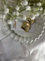 Square shapped anti- tarnish earring.