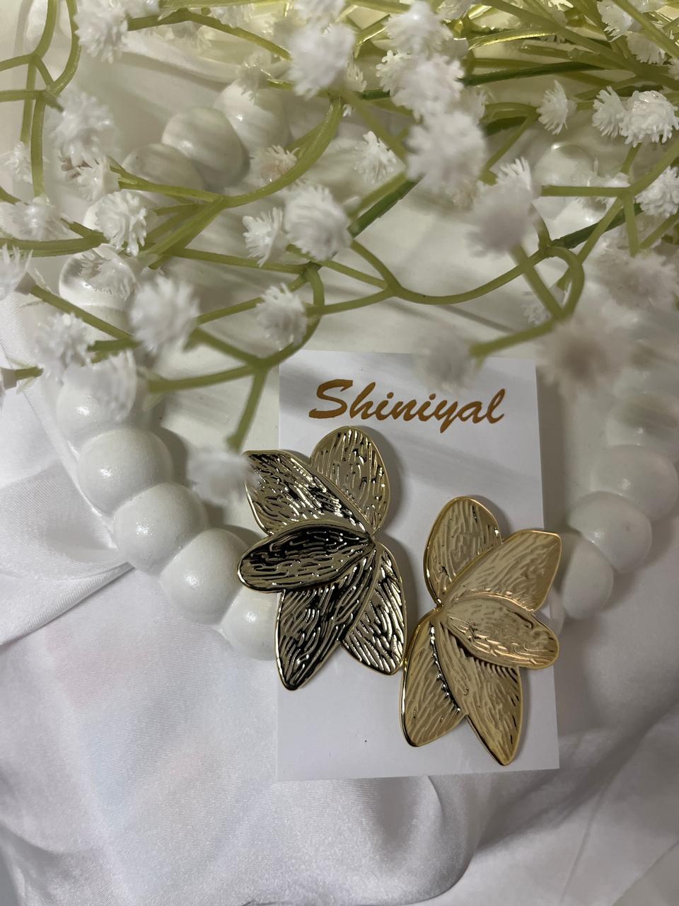 WhatsApp Image 2026-06-01 at 10.16.20 PM (10) Half flower shaped anti tarnish earring. - Image 1