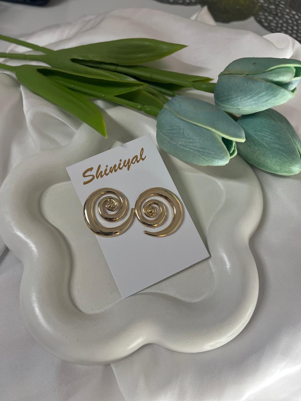 WhatsApp Image 2026-06-01 at 10.16.20 PM (15) Delicate spiral shaped anti tarnish earring. - Image 1