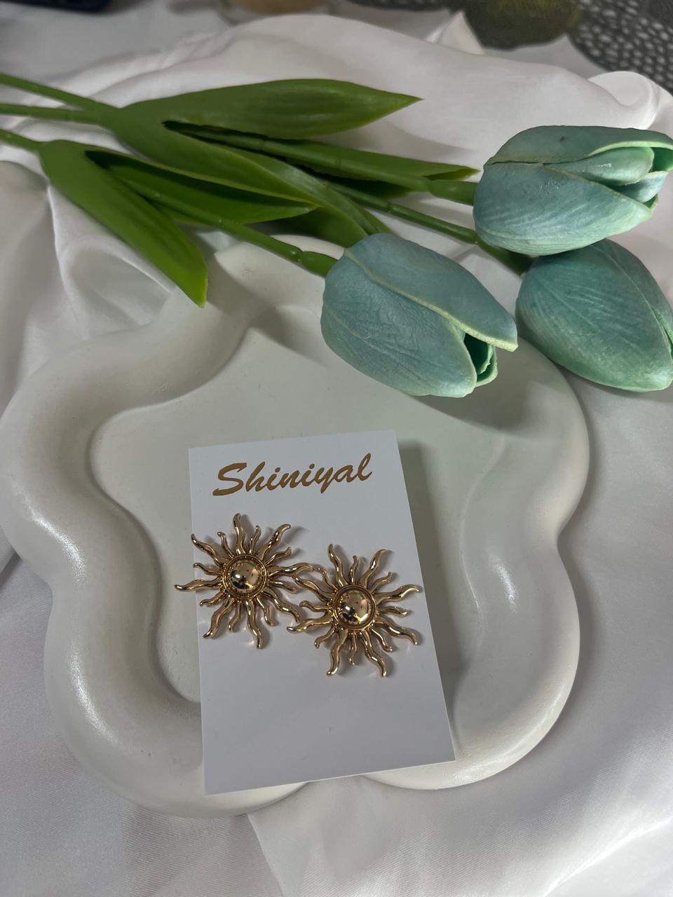 WhatsApp Image 2026-06-01 at 10.16.20 PM (19) Sun shaped anti tarnish earring. - Image 1