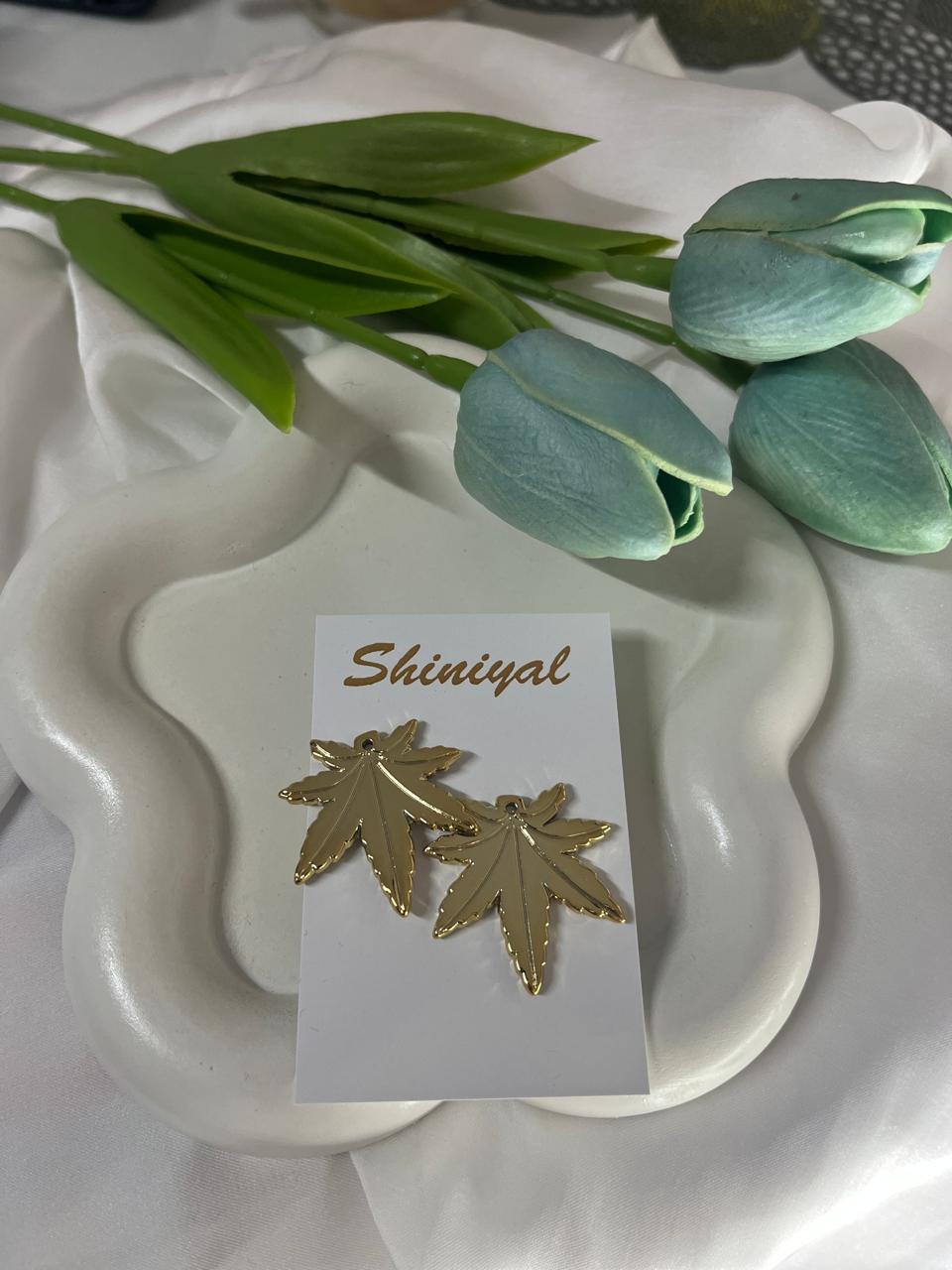 WhatsApp Image 2026-06-01 at 10.16.20 PM (20) Leaf shaped anti tarnish earring. - Image 1
