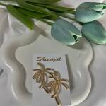 Coconut Tree shaped anti tarnish earring.
