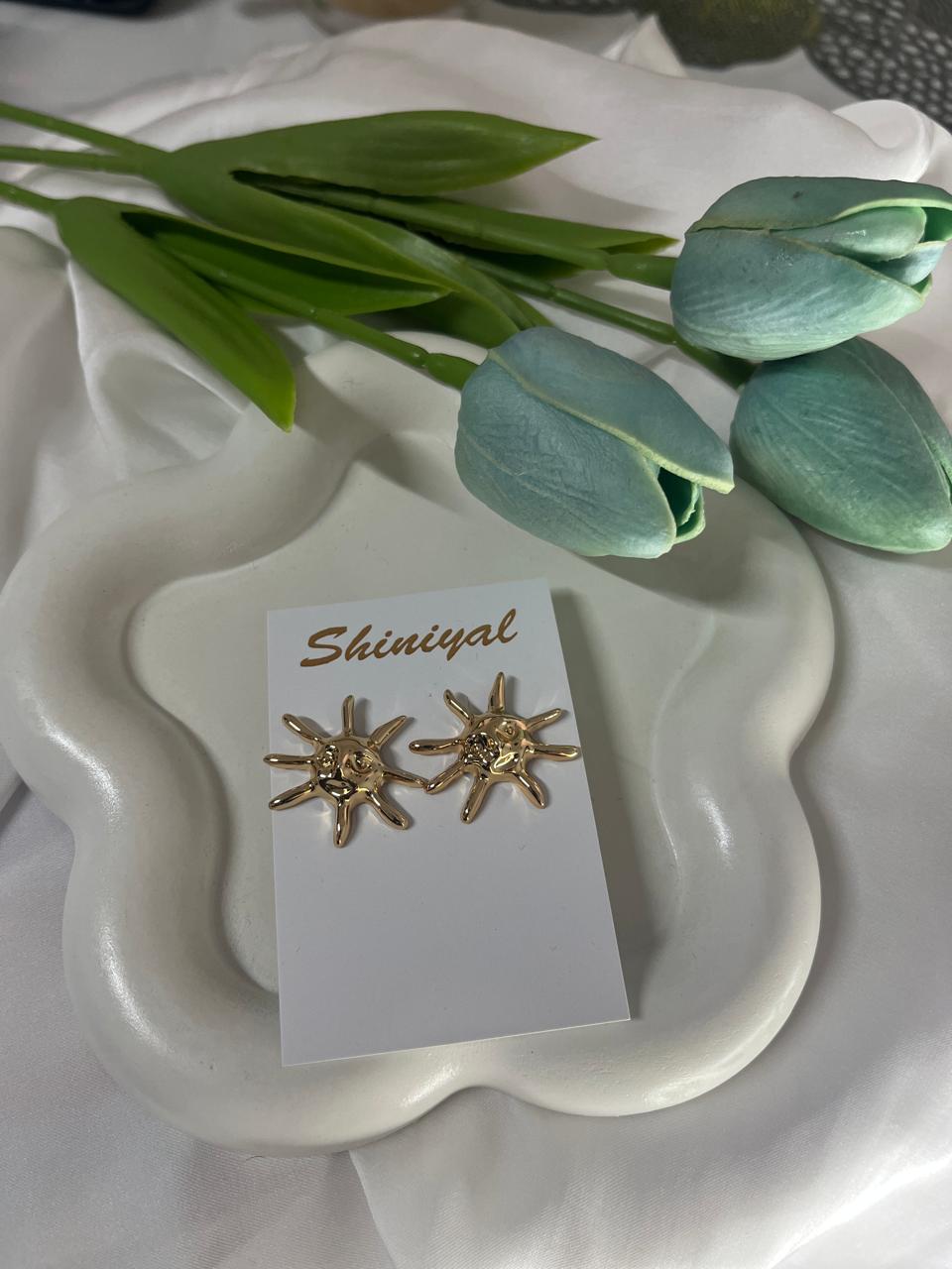 WhatsApp Image 2026-06-01 at 10.16.20 PM (26) Sun shaped anti tarnish earring. - Image 1