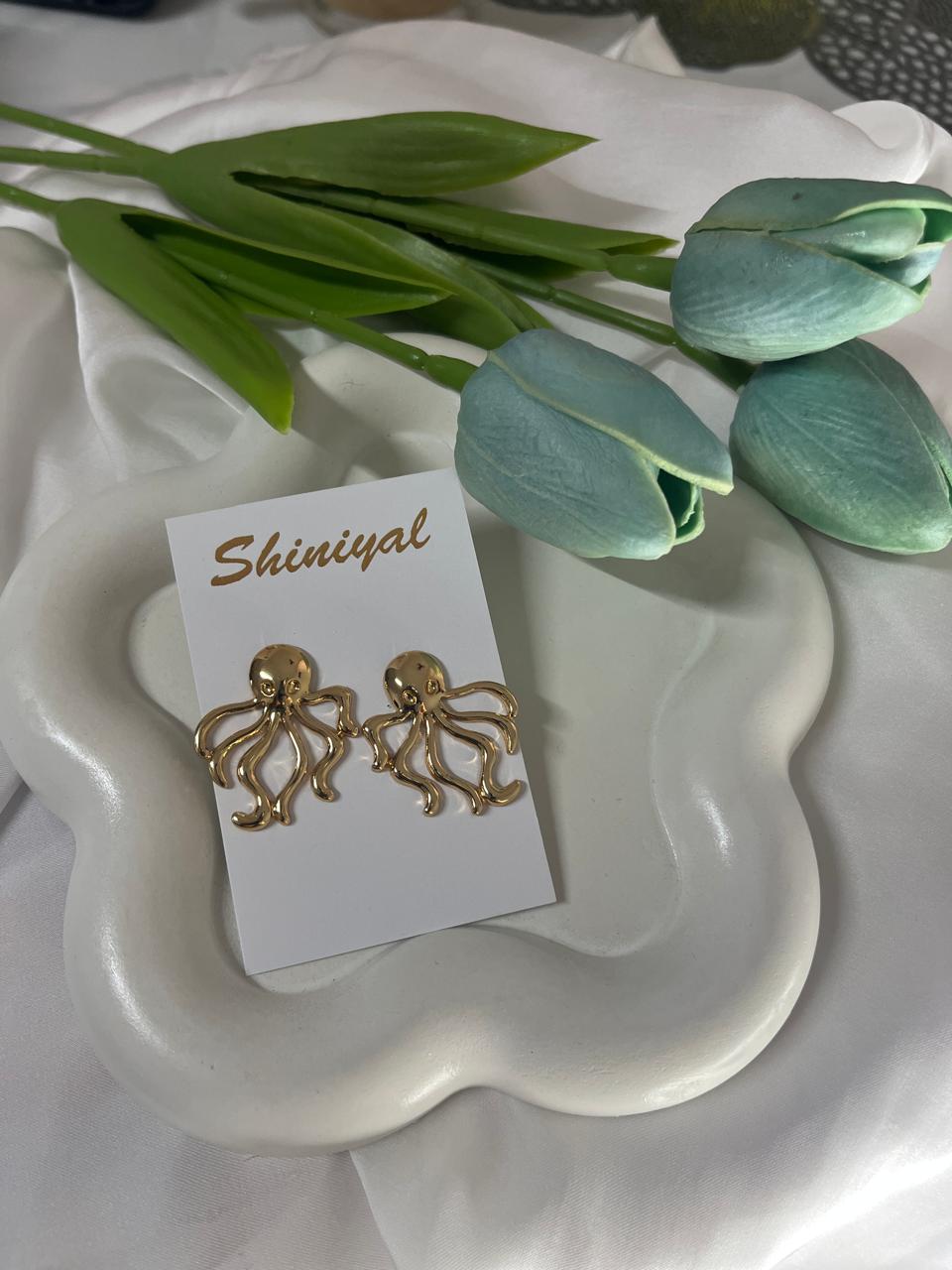 WhatsApp Image 2026-06-01 at 10.16.20 PM (29) Octopus shaped anti tarnish earring. - Image 1