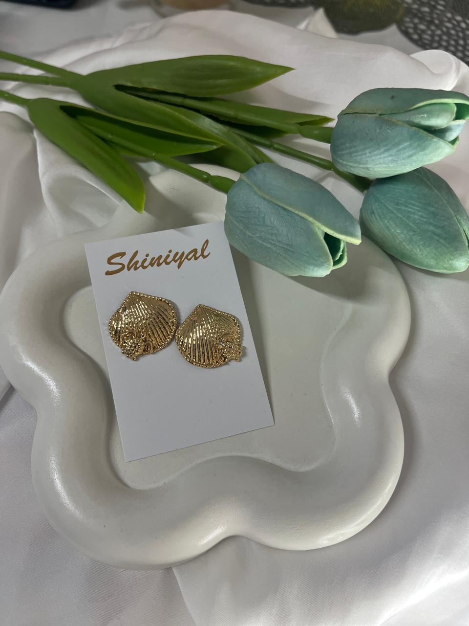 WhatsApp Image 2026-06-01 at 10.16.20 PM (30) Sea Shell shaped anti tarnish earring. - Image 1