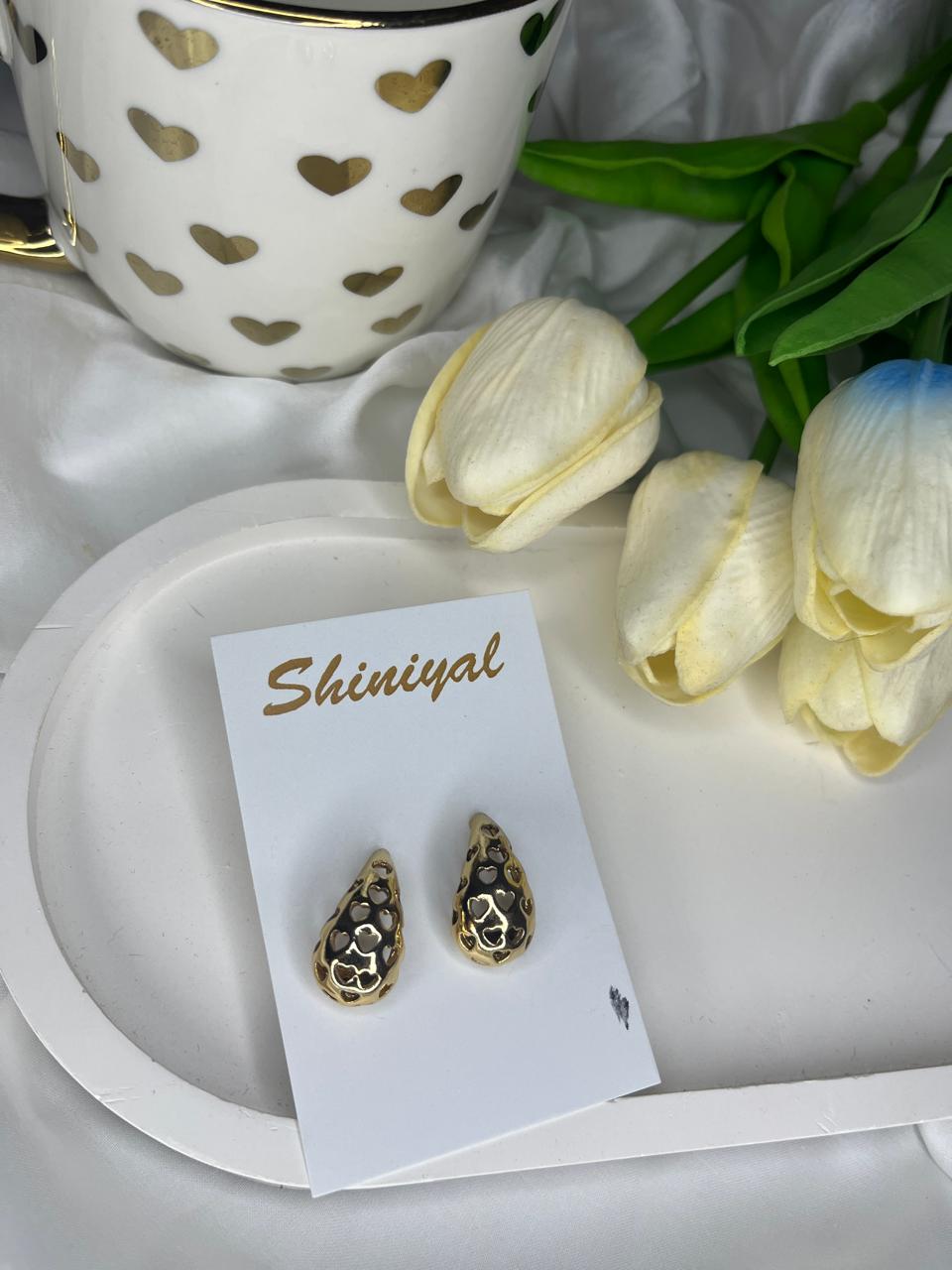 WhatsApp Image 2026-06-01 at 10.16.20 PM (34) Net Drop shaped anti tarnish earring. - Image 1