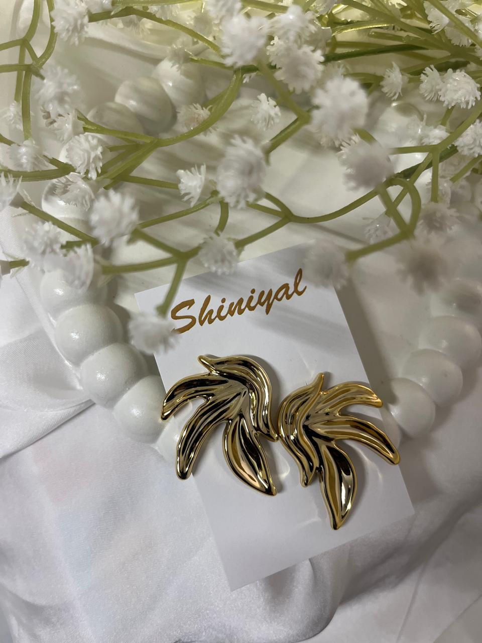 WhatsApp Image 2026-06-01 at 10.16.20 PM (6) Leaf shaped anti tarnish earring. - Image 1